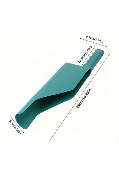 Choice Green 1pc, Gutter Getter Scoop Cleaning Roof Tool Flex Fit Dirt Debris Remove Multi Use Eaves Garden