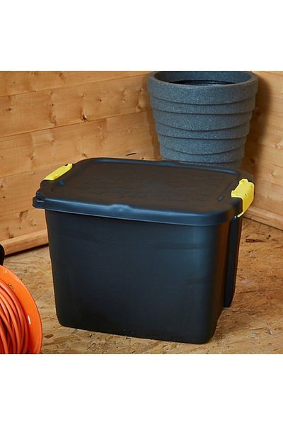 Strata Heavy Duty Stackable Storage Box with Lid 42 Liter