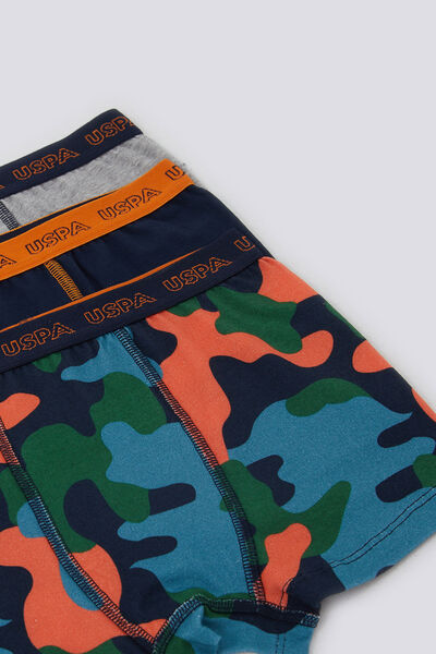 U.S. Polo Assn. Тъмносини боксерки за момче