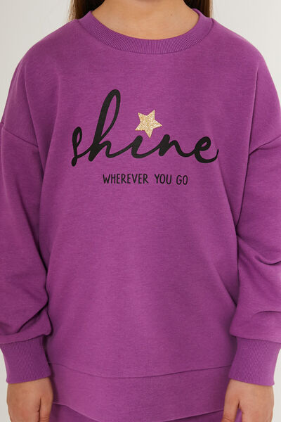 Rolypoly Σετ φόρμας για κορίτσια μωβ