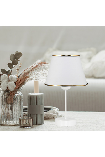 polle 2 Li Abajur Seti Komodin Üstü Set Yatak Odası Çocuk Odası Salon Hol