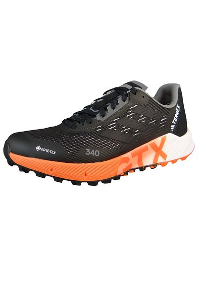 adidas Herren Laufschuhe Halbschuhe Terrex Agravic Flow 2 GTX Trailrunning HR1110 Schwarz core black/core