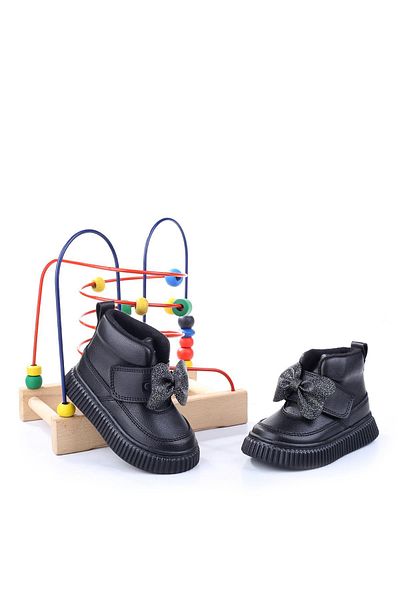 Papuçsepeti Καλάθι παπουτσιών Arzn-4130 Velcro Αντιολισθητική σόλα για κοριτσάκια