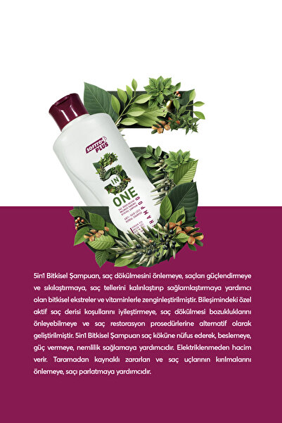 Softto Plus Tüm Saç Türleri Için Uygun Olan 5 In 1 Dökülme Önleyici Şampuan 360.ml,