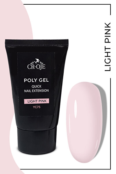 CROJE KALICI OJE Poly Gel -Light Pink 45 gr
