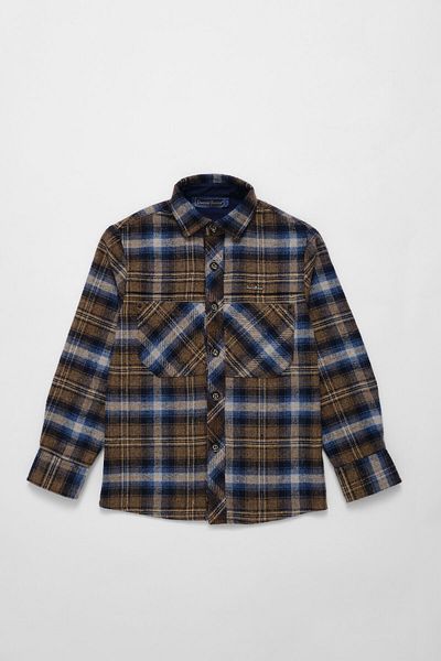 Doctor junior Cămașă albastră de lumberjack pentru băiat