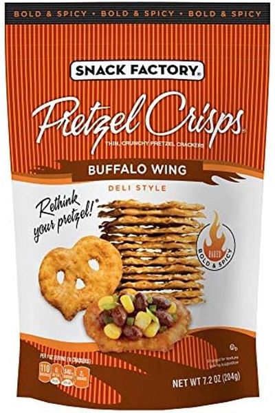 ritz Snack Factory - Buffalo Wing Flavored Pretzel Crisps 204Gr
