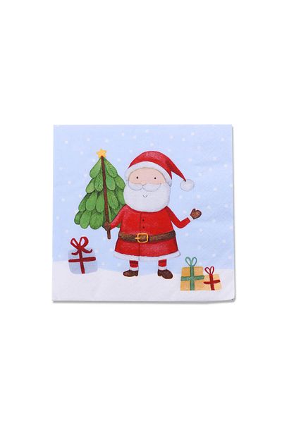 alouette Set of 20 Santa Claus Christmas Napkins