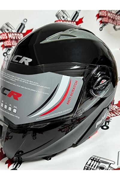 nos motors NOS MOTOR NCR Çene Açılır Kask (ECE BELGELİ)