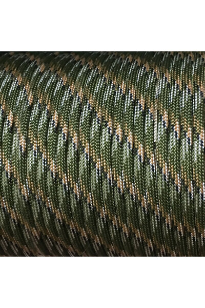 Choice حبل باراكورد مموه بطول 30 مترًا، 550، 7 خيوط، 4 مم، حبل مظلات عسكري تك...