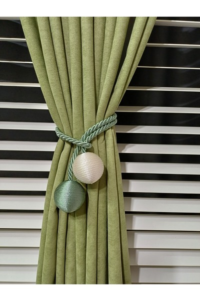 venedik home Water Green Luxury Velvet - Ίσια ραφή και κορδόνι εξωτερικής προσφοράς, ύφασμα πρώτης ποιότητας