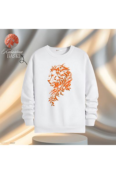 Gölge Store Design special în relief Arslan |   Hanorac Slimfit pentru bărbați și femei cu gât crew