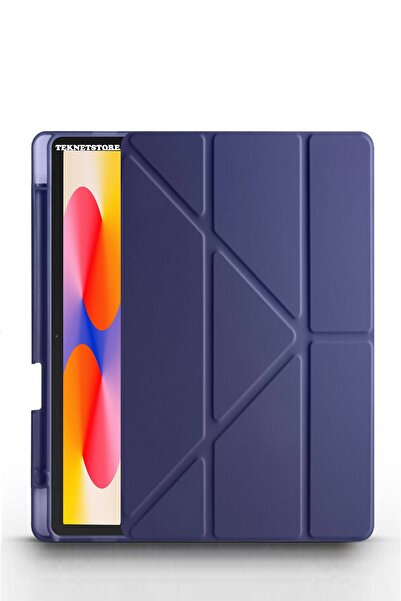 TEKNETSTORE Huawei Matepad Se 11'' inç 2024 Kılıf Kalem Bölmeli Standlı Kapaklı Uyku Modlu Akıllı Kılıf