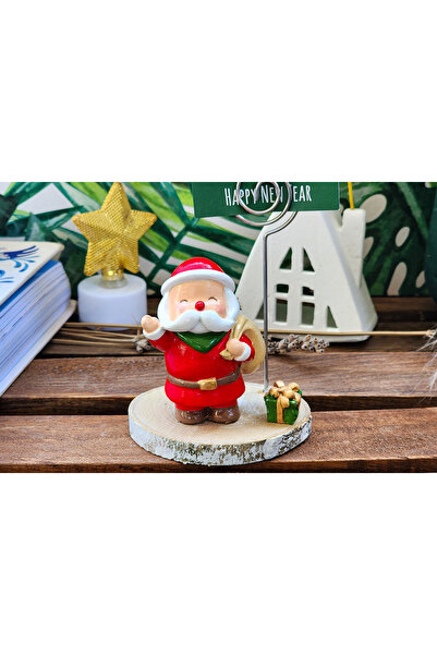Rota Hediyelik Christmas Santa Claus Note Holder Gift Christmas Note Photo Holder Office Decoration Ornament