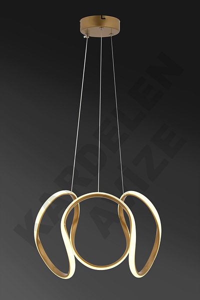 KARDELEN AYDINLATMA AVİZE Kardelen 3-Color Antique Drop Pendant Lamp Modern Led Chandelier