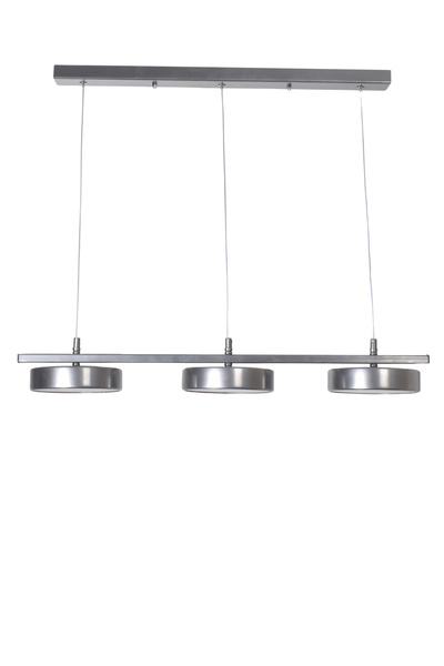 Modavize Mayda Modern Salon Yatak Odası Yemek Masası Mutfak Beyaz Işık Ledli Gri Renk 3 Lü Led Avize