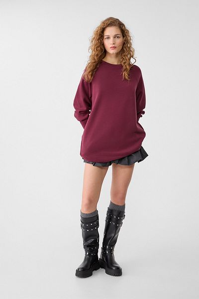 Stradivarius Soft-touch sweatshirt dress