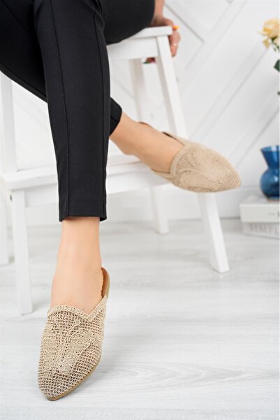 Aymood Плетени затворени предни чехли 402