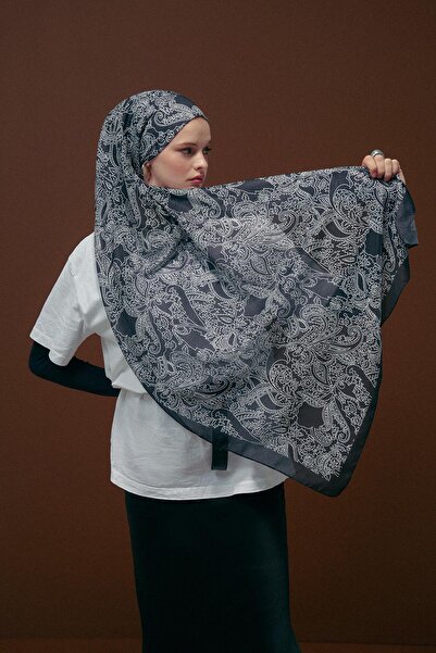 carell Şal şi Vei din bumbac Nilla negru