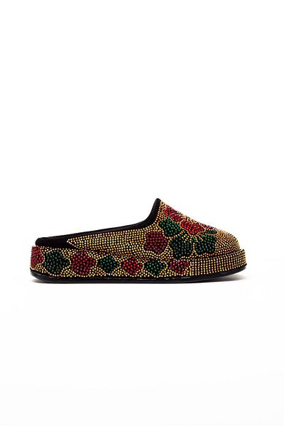 layki Roy Floral Patterned Stone Orthopedic Women's Slippers