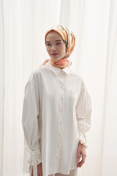 carell Κίτρινο Μαντίλι Twill - Magnolia