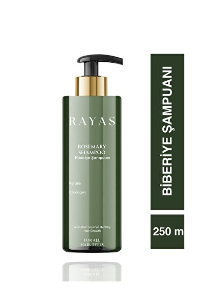 RAYAS Biberiye Şampuanı Dökülme Karşıtı ve Hızlı Uzamaya Yardımcı Keratin ve ...