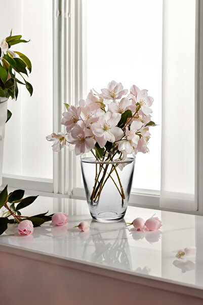 Fhilli Γυάλινο Βάζο Φλωρεντίας 19 εκ. - Διακοσμητικό Χειροποίητο ΝΟ 2