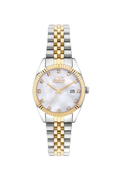 Slazenger Women's Analog White MOP Dial Watch - SL.9.2240.3.02