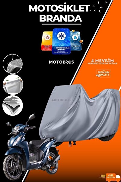 Motobros ThermoGuard-X Motosiklet Brandası Honda Dio Su-Toz Geçirmez KALIN Motor Branda Motor Çadırı