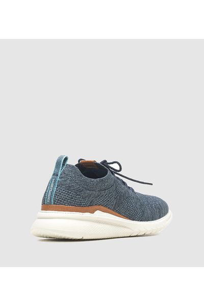 Hush Puppies حذاء رجالي برباط باللون الأزرق الداكن