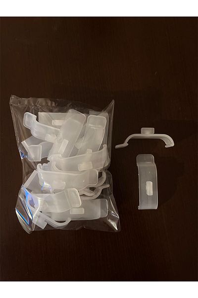 Konur Store Roller Zebra Practical Curtain Corner Bracket - 3.5cm Narrow Case 20 Pieces