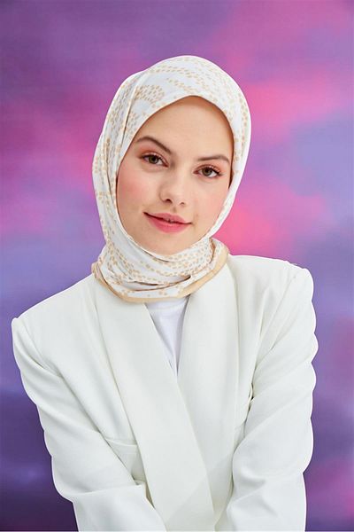 carell Μπεζ κασκόλ Twill