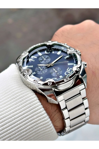 saatistasyonu Steel Cord Men's Wristwatch