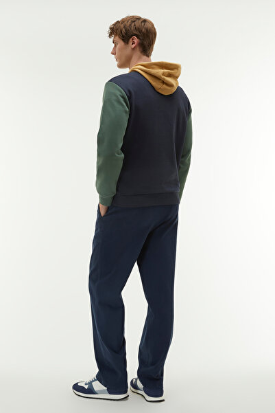 Mudo Color Blocked Hooded Sweatshirt