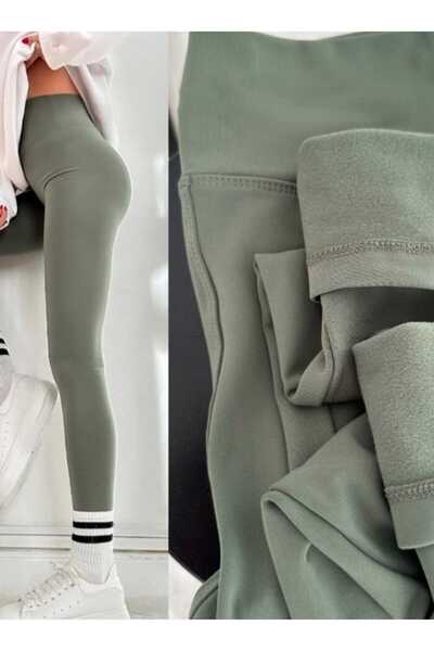 Zeliza Moda Evi Şardonlu Dalgıç Kumaş OyssDarPaçaDar Kalıp Kışlık Tayt