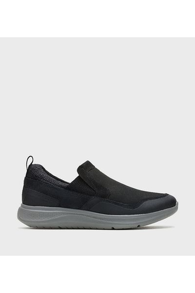 Hush Puppies Black Slip-Ons Men's Shoes