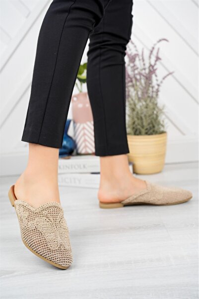 Aymood Плетени затворени предни чехли 402