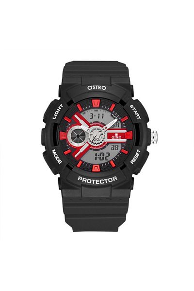 Astro Kids Analog-Digital Red Dial Watch - A24807-PPBBR