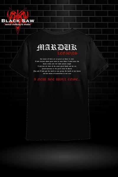 Valens Μαύρο μεταλλικό μπλουζάκι Marduk Legions