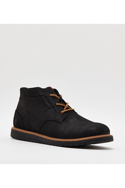 Hush Puppies Black Lace Up Men's Boots