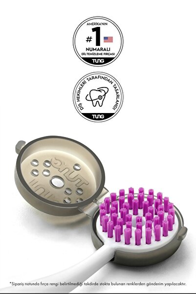 Tung Dil Temizleyici Dil Fırçası | Kapak Hediyeli