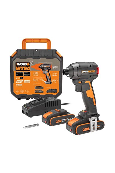 Genel Markalar WX265 20Volt 2.0Ah Li-ion Çift Akülü 200Nm Kömürsüz Profesyone...