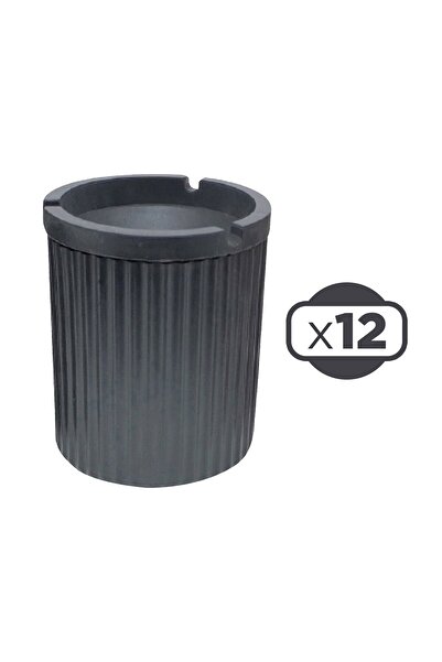 Evmoni Unscented Ashtray Plastic X 12 Pieces