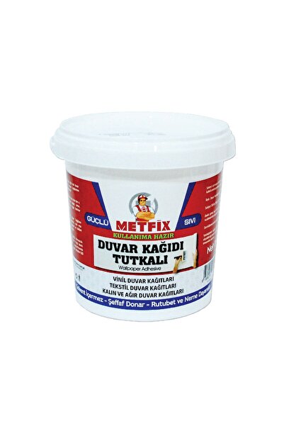 CYH METFİX OVALİT DUVAR KAĞIDI YAPIŞTIRICISI - SIVI 1 KG - ŞEFFAF DONAR