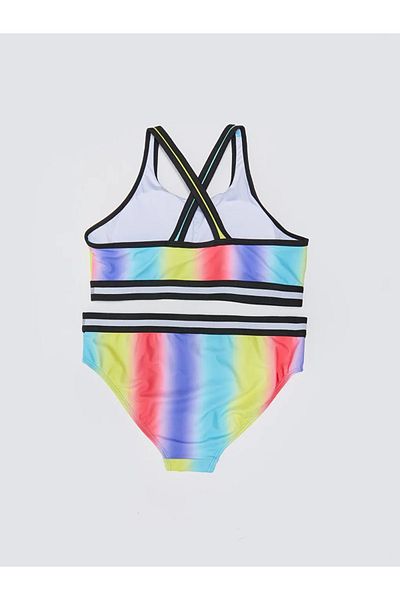 LC Waikiki LCW Παιδικό μπικίνι για κορίτσια με μικτό στάμπα
