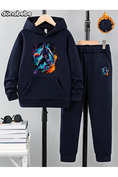 PROBADGER Basketball Player Printed Unisex Oversize Tracksuit Set