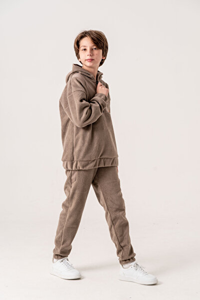 Mışıl Kids Комплект анцуг за момчета от бродиран полар