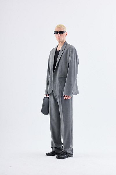 Vamos Gray Oversize Classic Suit