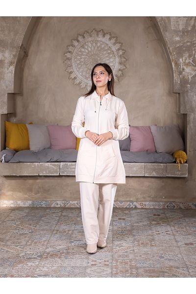 Fazilet Aslan Compact Zippered Pocket Double Set