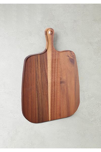 HOMİNG Homing Acacia Wood Presentation Plate 30X19.8X1.8Cm